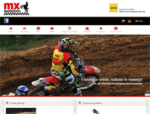 Tablet Screenshot of motocross-mackovci.si